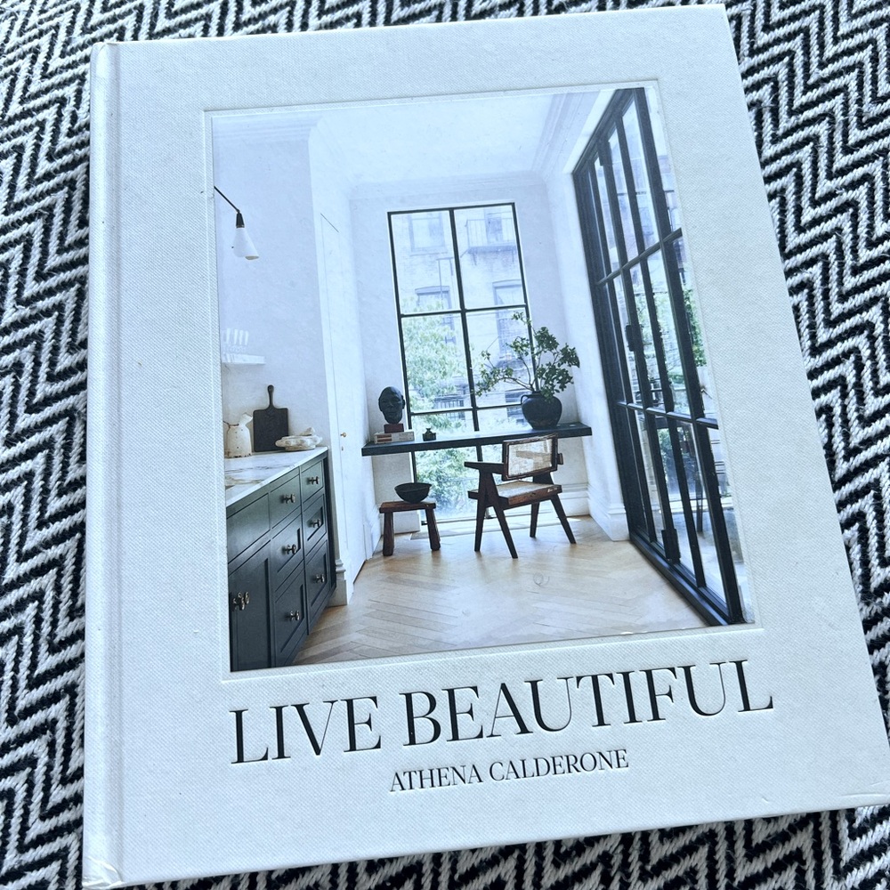 Live Beautiful Coffee table book by Athena Calderone